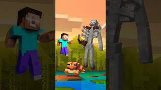 Herobrain vs all Mutated Mobs Part 1 Il #shorts