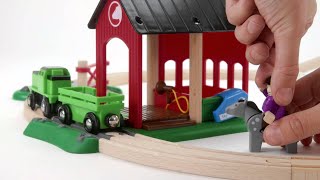 Model Trains videos for Toddlers  - Toy Factory Brio World