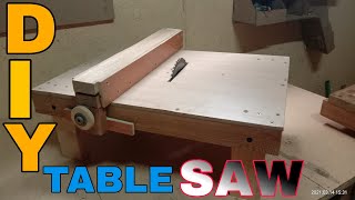 HOW TO MAKE A MINI TABLE SAW | D.I.Y. TABLE SAW