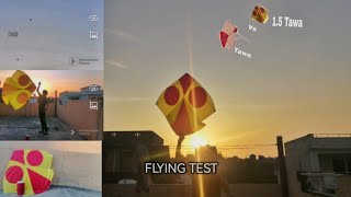 1.5 Tawy ka flying Test | Tawa VS 1.5 Tawy ka paich 😊 | lush hawa ma ki game 👌