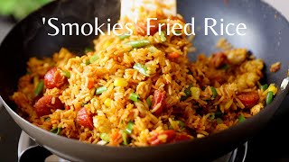 Thank you for 50k Subs! 'Smokies' Fried Rice!