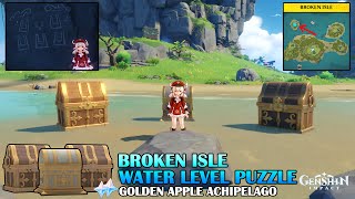 Water Level Puzzle in Broken Isle - Klee Genshin Impact Guide