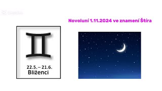 BLÍŽENCI♊️ Novoluní 1.11.2024 ve znamení Štíra z pohledu karet