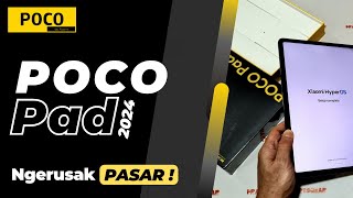 Unboxing XIAOMI POCO PAD BEST TABLET 2024 / REKOMENDASI TAB MURAH SPEK GAHAR ‼️