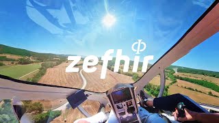 Flying over Tuscany | Zefhir by Curti Aerospace Division