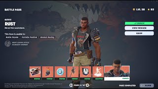 Fortnite | Battle Pass Reward Unlock | Page 3 | Rust | Outfit | Preview Styles | Chapter 5 Season 3.