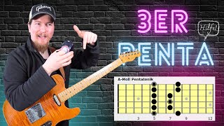 Deine erste Pentatonik-Übung: Die 3er-Sequenz von Anfang an richtig üben | Online-Gitarrenunterricht