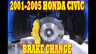 HOW TO CHANGE BRAKES HONDA CIVIC