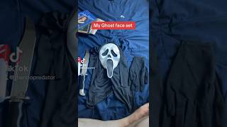 My Ghostface mask from spirit halloween #youtubeshorts #scream #ghostface #horror #scary