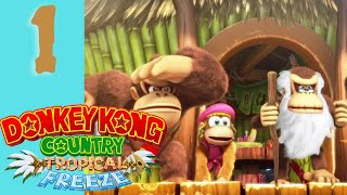 Attack on DK Island! Donkey Kong Country Tropical Freeze Part 1