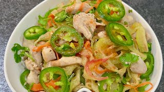 How to make watermelon Peel chicken salad surprised  recipe