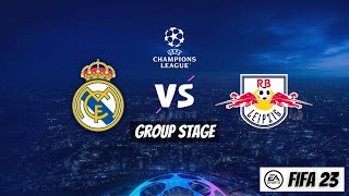 FIFA 23 - Real Madrid vs RB Leipzig | UEFA Champions League | Group Stage - Leg 1 | PC [FHD60fps]