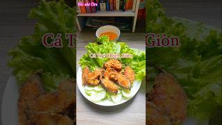 CÁ TRÊ CHIÊN GIÒN - Cơm chiều đơn giản 66. #gocnhociro #cooking #shorts