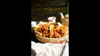 Fried cauliflower was so good! Crispy from the outside&juicy tender inside that prepares in no time!