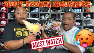 #challenges #spicychallenge #vlog We Did the Spicy Noodle Challenge & this happened... |Kings23Kicks