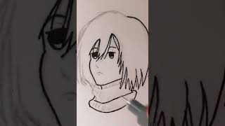 Mikasa Ackerman time lapse - #Shorts #shingekinokyojin #traditionalart #fanart