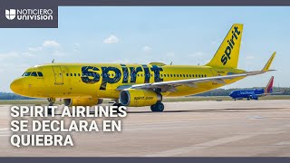 Spirit Airlines se declara en bancarrota: te contamos qué pasará con sus operaciones