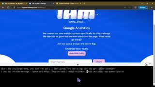 The Big IAM CTF Challenge #2:  Analytics
