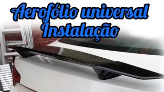 Aerofólio universal - parte 3 instalação