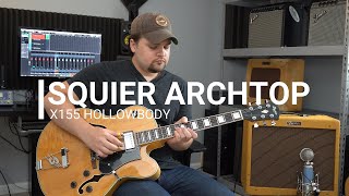 3 Minute Demo: Squier X155 (Hollowbody Archtop)