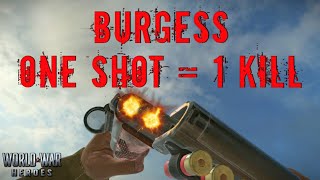 BURGESS FOLDING SHOTGUN 🔥 BUY UPGRADE TEST 🔥 WORLD WAR HEROES