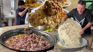 THE MOST GIANT KABULI PULAO | 500 KG POPULAR KABULI PULAO MAKING | KABULI PULAO RECIPE