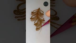 Leaf 🍀 mehandi design| #sd__henna #art #tutorial #mehndi #shorts