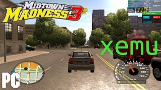 XBOX Midtown Madness 3 on PC XEMU emulator MM3 2021