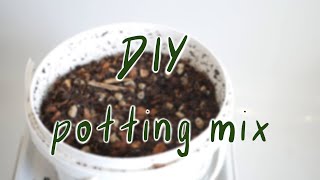 HOMEMADE POTTING MIX FOR HOUSEPLANTS | basic & chunky