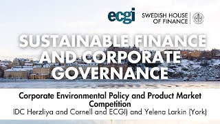 Corporate Environmental Policy and Product Market Competition