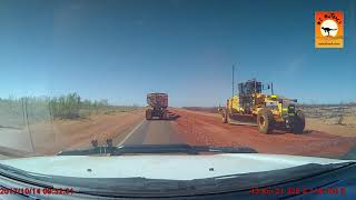 Road trains of Australia - Australian Trucks on dash cam outback truckers caminhão