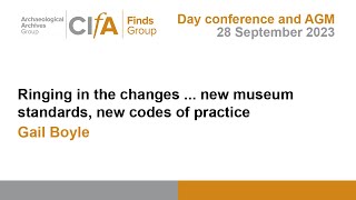 Ringing in the changes...new museum standards, new codes of practice