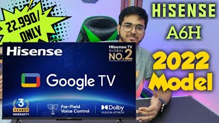 Hisense A6H 2022 Smart Google 4K Android TV Review In Hindi