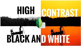 High Contrast || Black and White || Photo Editing