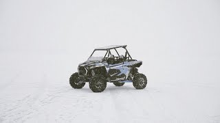 Sliding My Friends Polaris In The Middle Of A Lake