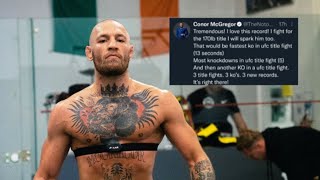 Conor McGregor's Twitter Tirade