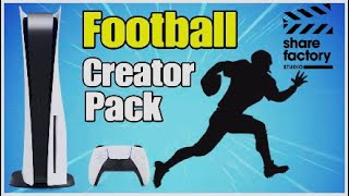 Football Sharefactory Studio Creator Pack - PS5