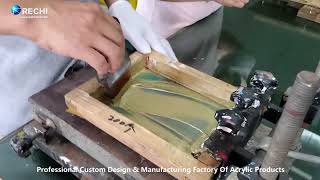 RECHI |Retail Display & Store Fixture Factory| How to Silk Screen Print Logo on Acrylic Display