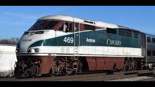 Amtrak 469 Leads Metra Test Train