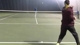 Playing Tennis With Two Forehands Looks Awesome! 😮