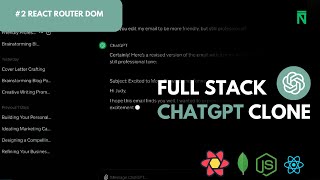 Build And Deploy Your Own Chatgpt For Free With React 19 | #2 Client Side Routing