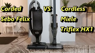 Carpet Deep Clean Test: Sebo Felix vs Miele Triflex HX1