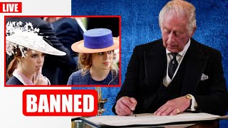 BANNED🔴 Princess Beatrice And Eugenie Are BANNED From Attending Royal Events Because Of Andrew