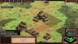 Age of Empires II: Definitive Edition (gameplay) 4vs4 no commentary 2022