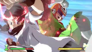 DBFZ S3 Videl air "Gohan-Kun" & double rejump leg loops 80 hits