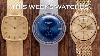 This Weeks Watches - GOLD Patek Philippe, Vacheron Constantin, Omega, Movado & More [EP153]