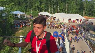 2017 Jamboree - Climbing the Eco Bridge