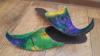 Домашние тапочки как у Аладдина)) своими руками. House Slippers like Aladdin's (DIY)