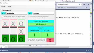 Programmation d'un Jeu Tic Tac Toe partie3