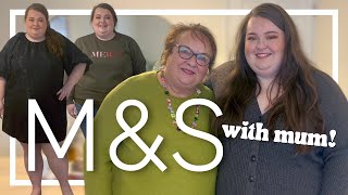 M&S TRY ON HAUL w. MUM | plus size fashion UK 24 | 2023